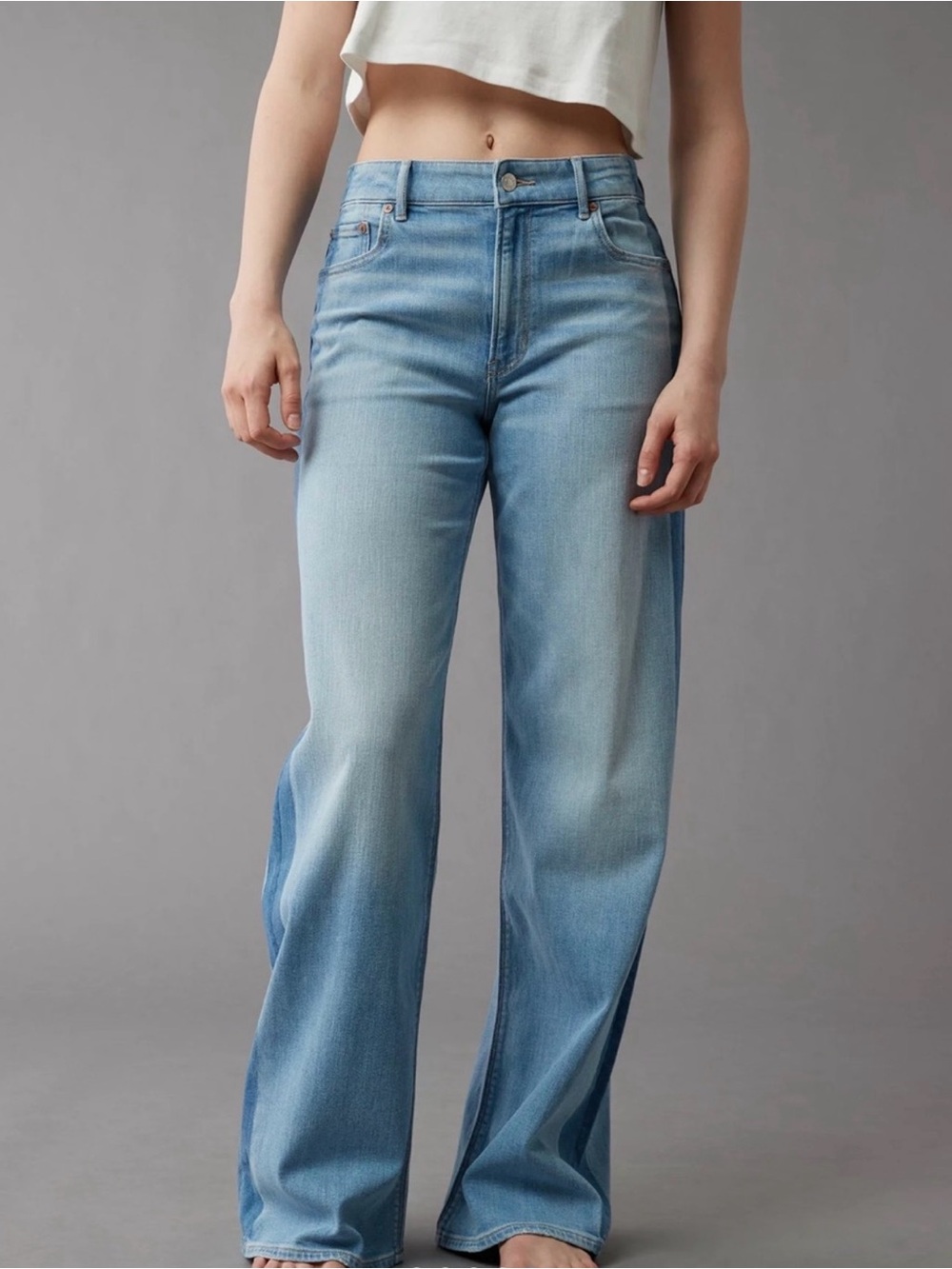 American Eagle High-Rise Wide Leg Jeans